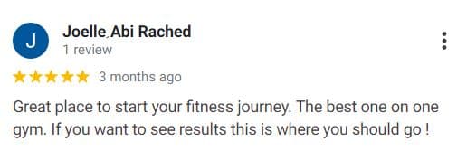 Personla trainer,training near me lebanon reviews