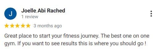 Personla trainer,training near me lebanon reviews